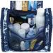 Blue Lotus Large Travel Hanging Toiletry Wash Bag for Women | Makeup Cosmetic Organizer - Buy Online on GoSupps.com