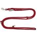 Dog leash Double leash Practice line for medium dogs up to 45 kg over 39 colors very stable (2.40 m chicago) 2.40 m black red