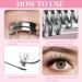 BELEVO 240 Individual Eyelashes Cluster Lashes Kit Natural D Curl Fluffy Lash Clusters DIY Eyelash Clusters Extensions at Home Reusable 30D+40D 11-16MM - Buy Online on GoSupps.com