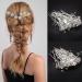 Elegant Bridal Wedding Hair Pins Set - 60 Pieces Pearl and Rhinestone U Shape Hair Accessories for Women and Girls - Buy Online on GoSupps.com
