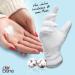 Darben Cotton Gloves - Soft 100% Cotton Jersey Gloves (L) | Dermatest: Very Good | Perfect Fit for Hand Masks - 1 Pair - Buy Online on GoSupps.com