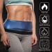 Sweat Waist Trainer Wrap for Women | Blue Stomach Waist Trimmer - Medium Size - Buy Online on GoSupps.com