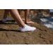 ZaTech Plantar Fasciitis Compression Socks for Men & Women | Short Support Socks in White (Size 35-39) - Buy Online on GoSupps.com