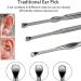 3PCS Geengle Ear Pick Earwax Removal Kit - Premium Stainless Steel with Storage Box and Cleaning Brush - 5 Piece Set - Buy Online on GoSupps.com