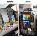 ACELIFE Car Seat Organizer for Kids - 2 Pack Backseat Protector with iPad Holder, Kick Mat, 9 Pockets - Black Car Accessories for Toddlers - Buy Online on GoSupps.com