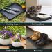 3 Pack Falflor Boot Trays for Entryway - Heavy Duty IndoorOutdoor Mats (Black) - 30x15 - Functional Pet Feeding Mat - Buy Online on GoSupps.com
