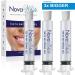 NovaWhite 22% Carbamide Peroxide Teeth Whitening Gel Syringes - 3cc (3 Pack) | Includes 2 Mouth Trays | Remove Stains & Whiten Teeth | Refill Syringe - Buy Online on GoSupps.com