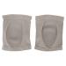 2 Pack Moisturizing/Gel Socks Breathable Elastic Heel Sleeves for Dry Cracked Heels Foot Care - Skin Color