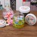 24 Pack 6oz Slime Containers with White Lids and Stickers - Mini Storage for DIY Slime Making and Crafts - Buy Online on GoSupps.com