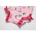 BONVERANO Baby Girls Swimsuit | Long Sleeve One Piece Swimwear UPF 50+ | 6-9 Months Pink - Buy Online on GoSupps.com
