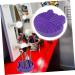 DOITOOL 2 1 Makeup Brush Cleaning Pad Cosmetic Brush Cleaning Mat Silicone Makeup Brush Cleaner Mat Silicone Brush Cleaner Brush Scrubber Mat 2 in Drying Rack Portable Purple Silica Gel 11X10cm Purple - Buy Online on GoSupps.com