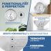 MAVORI 2in1 Stainless Steel Thermometer & Hygrometer | Analog Indoor Climate Control | Accurate Air Humidity & Temperature | 12.5cm - Buy Online on GoSupps.com