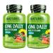 NATURELO One Daily Multivitamin for Men - with Vitamins & Minerals + Organic Whole Foods - Supplement to Boost Energy General Health - Non-GMO - 180 Capsules
