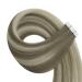 Youngsee Ombre Tape In Extensions - Real Hair - 50 cm Bright Ash Brown & Blonde - 5pcs Skin Weft #7/7/ic - Buy Online on GoSupps.com