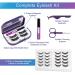 Asani Magnetic Eyeliner and Eyelashes Kit - 10 Reusable Natural Lashes, 2 Fluffy Magnetic Lashes, 2 Tubes of Magnetic Eyeliner, Scissors, Tweezers & Mirror Case - Buy Online on GoSupps.com