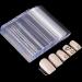 100 Pieces Transparent Nail Stand Nail Display Stand Nail Art Practice Holder Nail Accessory for Women Girls Ladies