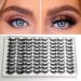 40 Pairs False Eyelashes Set - 3D Dense Natural Reusable Eyelashes - Easy Wear DIY Eyelash Extension Kit for Christmas Parties & Dates - Buy Online on GoSupps.com
