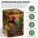 African Black Soap 100G Handmade Organic African Black Soap Moisturizes & Balances Oily Skin Helps Fight Acne & Anti Aging Fades Dark Spots - Buy Online on GoSupps.com