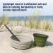Sea to Summit X-Set Collapsible Camping Dinnerware Set (Olive/Sand, 3pc) - Plate, Mug & Bowl with Zippered Pouch - Buy Online on GoSupps.com