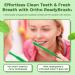 ORTHOREADYBRUSH - Prepasted Reusable Toothbrush | Soft V Trim Bristles | Fresh Mint Flavor | Ideal for Clean Teeth & Braces | Blue | 144 Pack - Buy Online on GoSupps.com