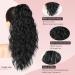 Brikabia Blonde Ponytail Extension - 40cm Long Wavy Curly Clip-In Hair Extension for Women - Black - Buy Online on GoSupps.com