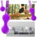 MOPO LLC Kegel Weighted Exercise Balls - Strengthen Pelvic Floor & Bladder Control - Set of 3 for All Levels - Purple - International Shipping Available - Buy Online on GoSupps.com