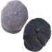 2 Pack Men's Classic Wool Blend Newsboy Hats - Black/Grey - Buy Online on GoSupps.com