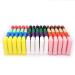zison 120 PCS Essential Oil Aromatherapy Blank Nasal Inhaler Tubes(Including 130 Unscented Wicks +5 Polyethylene Pipette Droppers +2 Plastic Tweezers)