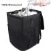 PowerTiger Car Rubbish Bin with Lid - 10L Capacity - Black Auto Trash Bag with 3 Mesh Pockets - Buy Online on GoSupps.com