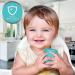 Silicone Baby Sippy Cup for First Stage Training | Feeding Specialist Designed | 3 Months+ | 3 OZ | Blue - Buy Online on GoSupps.com