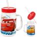 Buy All-Meine.de GmbH BPA-Free Drinking Cup with Straw & Cover - 420ml Young Motif Handle Cup - Transparent Plastic Drinkware - Buy Online on GoSupps.com