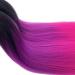 Prestretched Ombre Braiding Hair Extensions for Braids - 24 Inch 6 Packs - Black Pink Purple Ombre - Buy Online on GoSupps.com