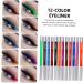 DOITOOL Creative Eyeliners 36 Pcs 1 Set Shadow Set Eyeliner Pencil Red Eyeliner Long-lasting Eye Liners Water Proof 1 count (Pack of 1) Colorfulx3pcs - Buy Online on GoSupps.com