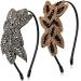 2 pieces 1920 hair mature flapper headband women hair bands leaf pearls hair accessories vintage headdress accessories for 20s style dress costume (silver black and gold)