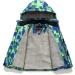 Pursky Boys Waterproof Ski Jacket - Kids Winter Snow Coat Parka 8-9 Years Green Printed - Buy Online on GoSupps.com