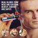 Stainless Steel Ear & Nose Hair Trimmer - Dual Blade Cordless Grooming Clipper for Men & Women - Lightweight & Skin-Safe Travel Essential - Buy Online on GoSupps.com