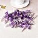 Nature Gemstones Drum Stones 1 Piece Natural Amethyst Quartz Cluster Crystal Point raw Crystals Minerals Sample Stone Decoration 15-30g Natural Amethyst - Buy Online on GoSupps.com