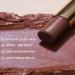 Oulac Chocolate Brown Lipstick - Moisture Shine Hydrating Lip Balm | Vegan & Cruelty-Free Lip Colour for Dry Lips - Buy Online on GoSupps.com