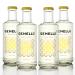 Gemellii Indian Tonic Water with Sicilian lemon 4x 200ml bottles natural ingredients sweetened with agave thickener made in Italy 200 ml (1 Pack)