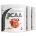 BCAA powder 3x300g of blood orange - test winner - Alphaminos BCAA 2: 1: 1 - The original from Profuel - Essential BCAA Amino acids - Incredible delicious taste - vegan & laboratory test - Top solubility Blood Orange 300 g (3 -pack)