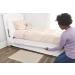 Regalo Hideaway 54-Inch Extra Long Bed Rail Guard  with Reinforced Anchor Safety System 54 Inch White - Buy Online on GoSupps.com