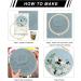 Lukinbox Embroidery Starter Kit for Beginners - 3 Cross Stitch Sets with Cute Bees and Flowers Patterns, Hoop, Threads, Needles & Instructions - Buy Online on GoSupps.com