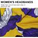 KAVYA Wide Headbands for Women's Hair Headband Soft Head Bands Adult Women Hairband Turban Flower Cotton Head band Everyday Yoga Sport Fitness Yellow blue white rose - Buy Online on GoSupps.com