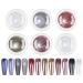 BISHENGYF 6 Box Rose Gold Chrome Nail Powder Metallic Nail Art Pigment Powder Set Pearl Effect Chrome Pigment Powder and Holo Chrome Powder D-Silver