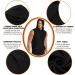 Amussiar Men's Sleeveless Workout Hooded Tank Top - Large Black - Buy Online on GoSupps.com