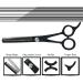 Focus World Uk Professional Hairdressing Thinning Scissors 6.5 Inch Black 1 Count Thinning Scissor Black - Buy Online on GoSupps.com