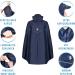 100% Waterproof Hock Bike Rain Poncho for Men & Women | Lightweight Rain Cape with Hood & Side Arm Openings - Perfect for Cycling - Buy Online on GoSupps.com