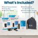 BIOS Diagnostic Blood Pressure Monitor - Easy Read Easy to use Accurate Readings Extra Large Blue Backlit Screen 2 Users 90 memory Home Use The #1 Canadian Blood Pressure Manufacturer* - Buy Online on GoSupps.com