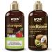 Wow Skin Science Apple Cider Vinegar Shampoo + Conditioner Haircare 2 Piece Kit