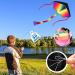3 Pack Large Kites for Kids & Adults - Easy to Fly and Assemble - Includes Delta, Devil Fish, and Octopus Kites with 330 Ft String - Rainbow, Orange, and Red Design - Buy Online on GoSupps.com
